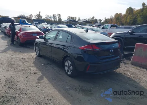 2017 Hyundai Ioniq Hybrid Blue из США, поврежденный, VIN KMHC65LC6HU027427